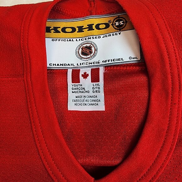 Vintage 90s Koho NHL Detroit Redwings Brendan Shanahan Hockey Jersey Youth XL - Picture 3 of 7